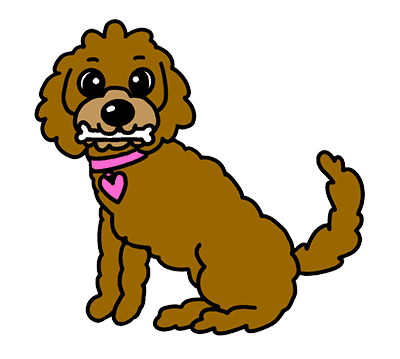 hond met botje
